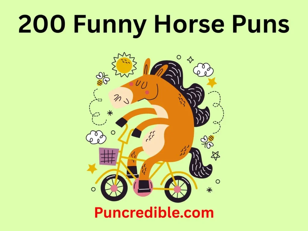 Funny Horse Puns
