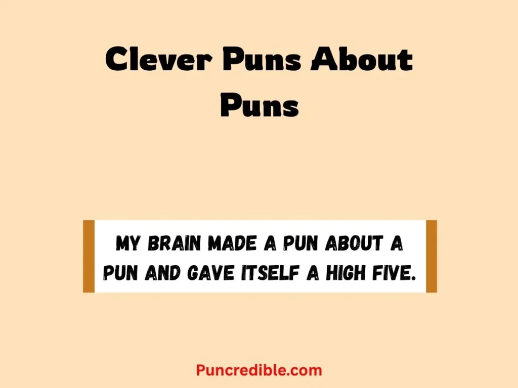Clever Puns About Puns